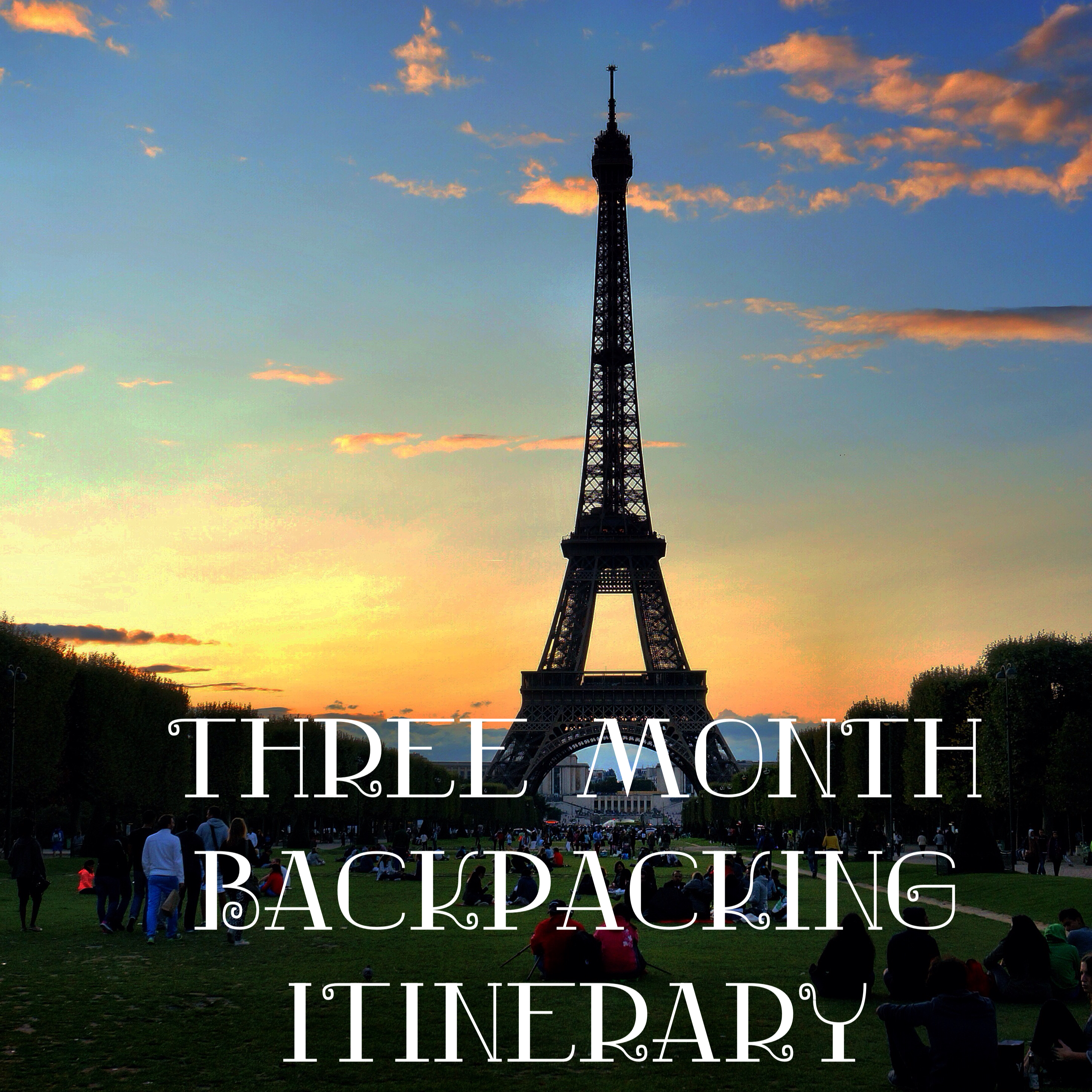So you want to backpack through Europe in a summer? Check out my exact 3 month backpacking itinerary.