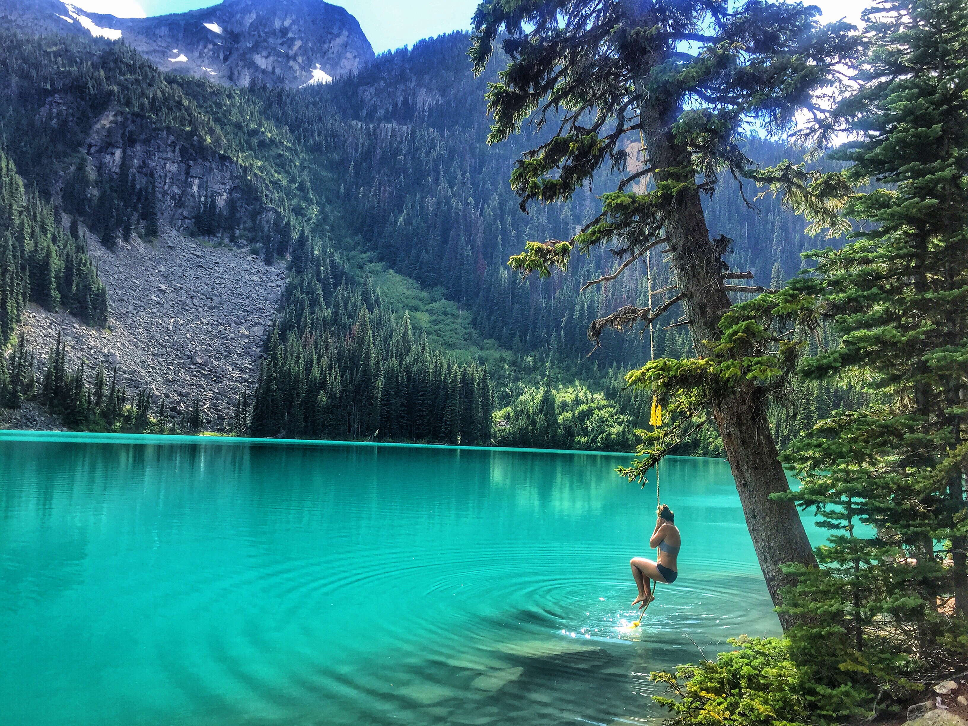 About 2.5 hours from Vancouver is the Joffre Lakes hike which takes about 3 hours round trip.