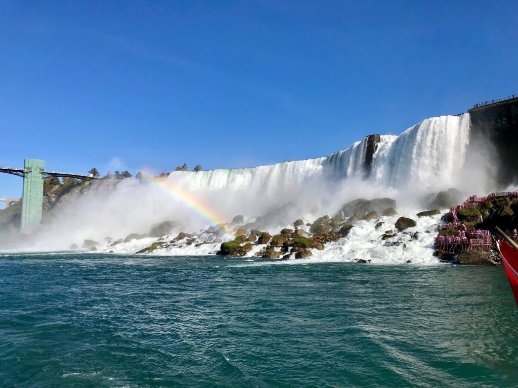 Niagara Cruise's Voyage to the Falls gives you close views of both the American and Canadian side of the Falls.
