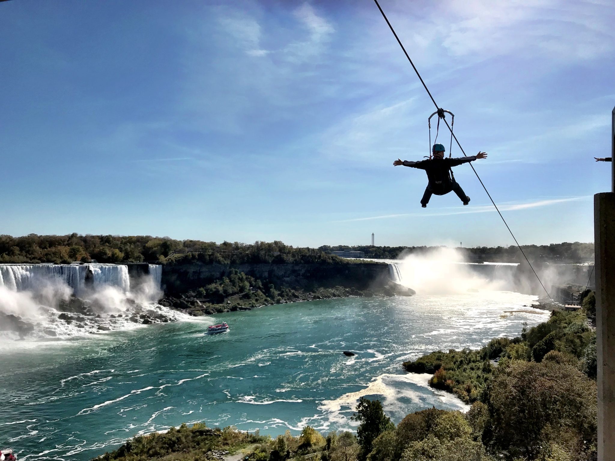 Adventure seekers beware! You can zipline over the falls in Niagara Falls, Ontario.