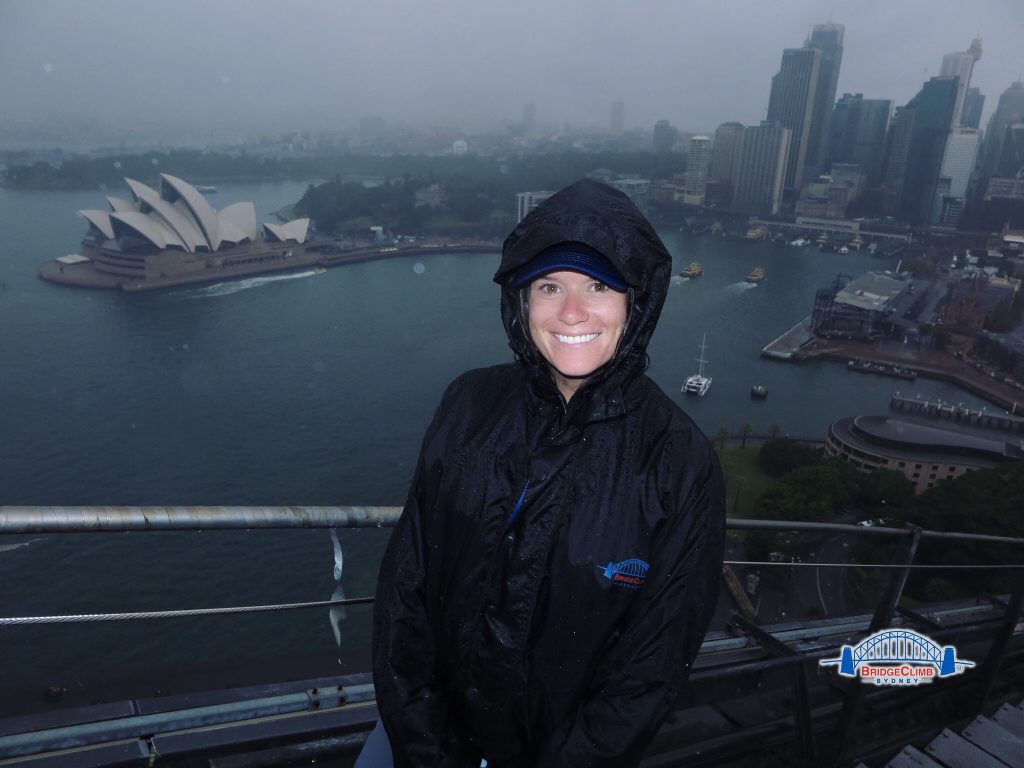 Beware of Sydney's spring rains when you plan your harbor bridge climb in Sydney.