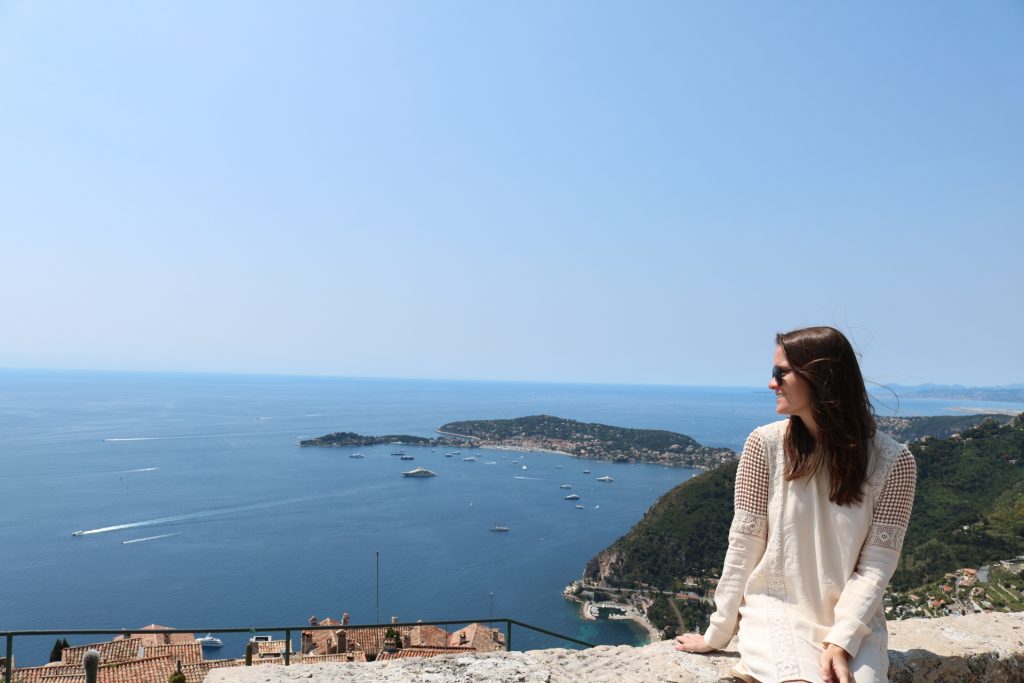 In the town of Eze, you are literally on top of the Mediterranean Sea.