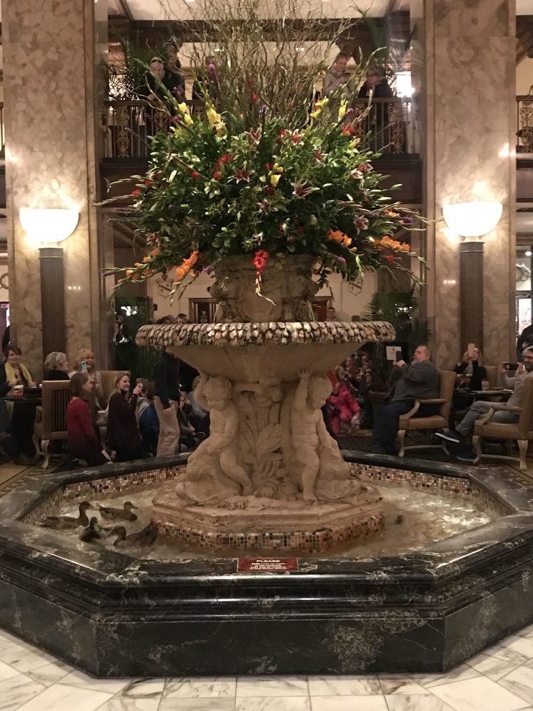 Make sure while visiting Memphis to stop at the Peabody Hotel and see the popular duck walk.