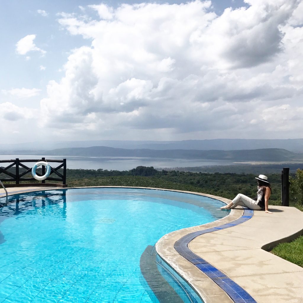 If this view from the pool at the Sopa Lodge Lake Nakuru hotel doesn't inspire you to book a safari, nothing will!