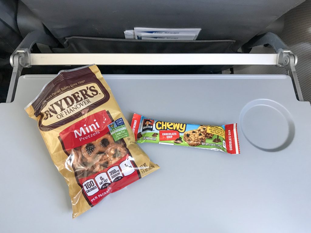 Flying with Elite Airways comes with unlimited, free snacks.