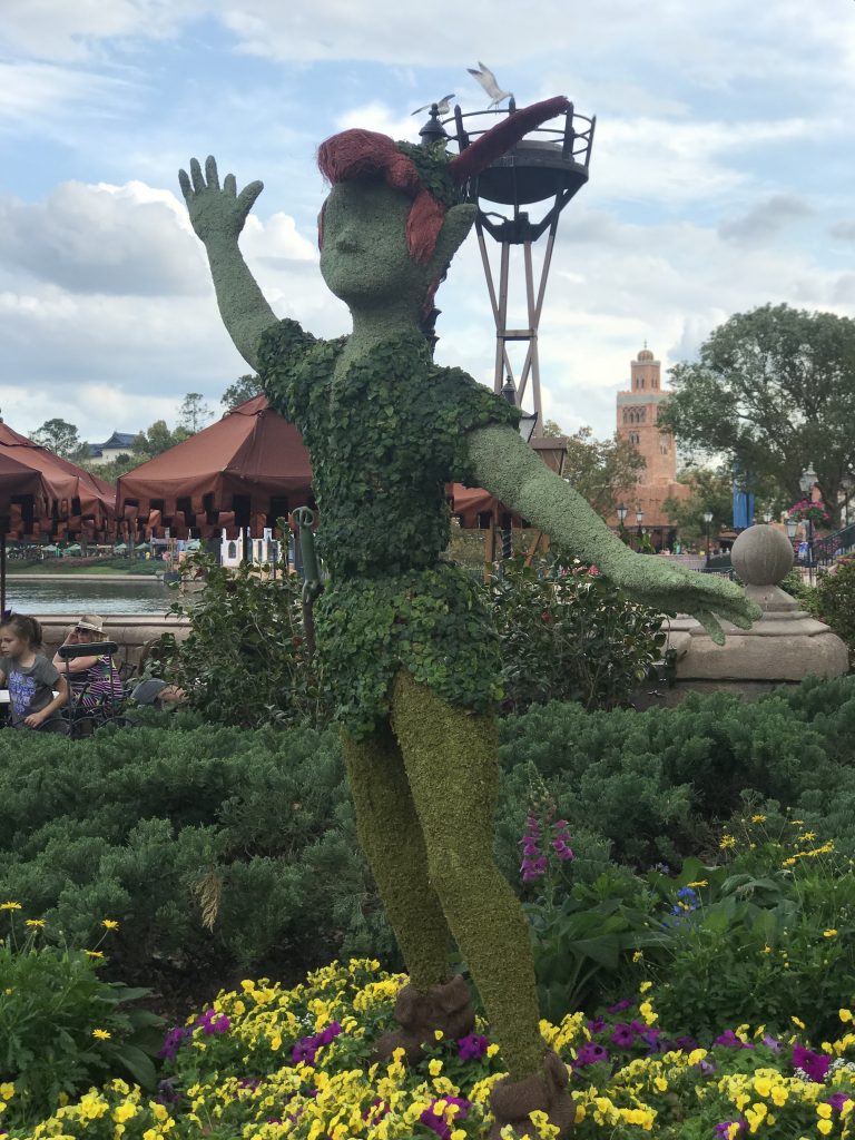 You'll find characters around every corner at Epcot's Flower and Garden Festival.