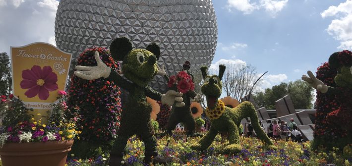 Don't miss Epcot's Flower and Garden Festival going on from February to May.