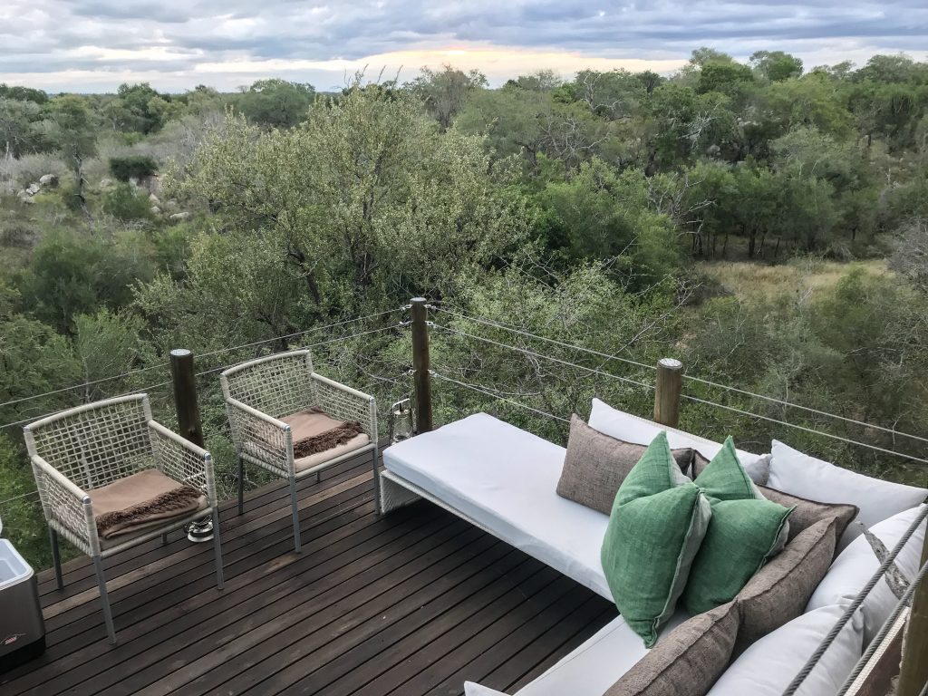 Spend a night at Ivory Lodge's exclusive treehouse and listen to lions roar in the distance.