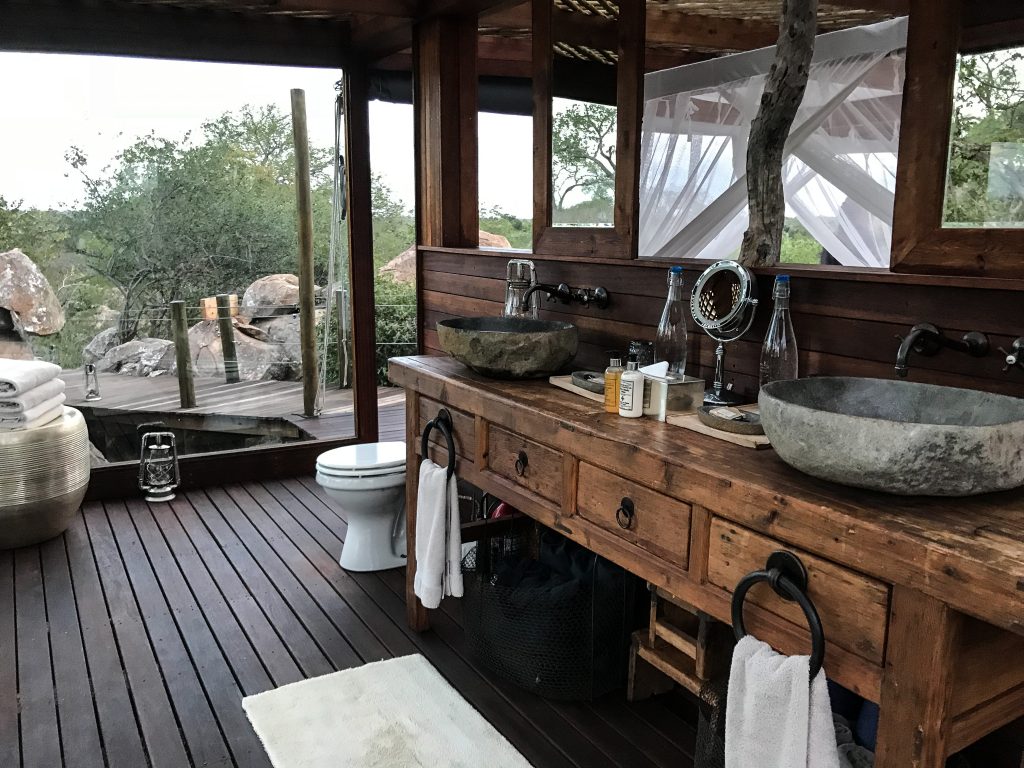 Try this loo with a view at Ivory Lodge's exclusive treehouse.