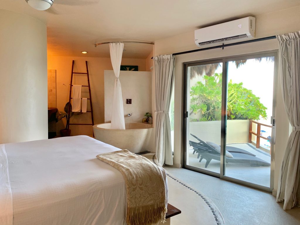 Tulum's Mezzanine Hotel offers a handful of Master Suites for a romantic getaway from busy Cancun.