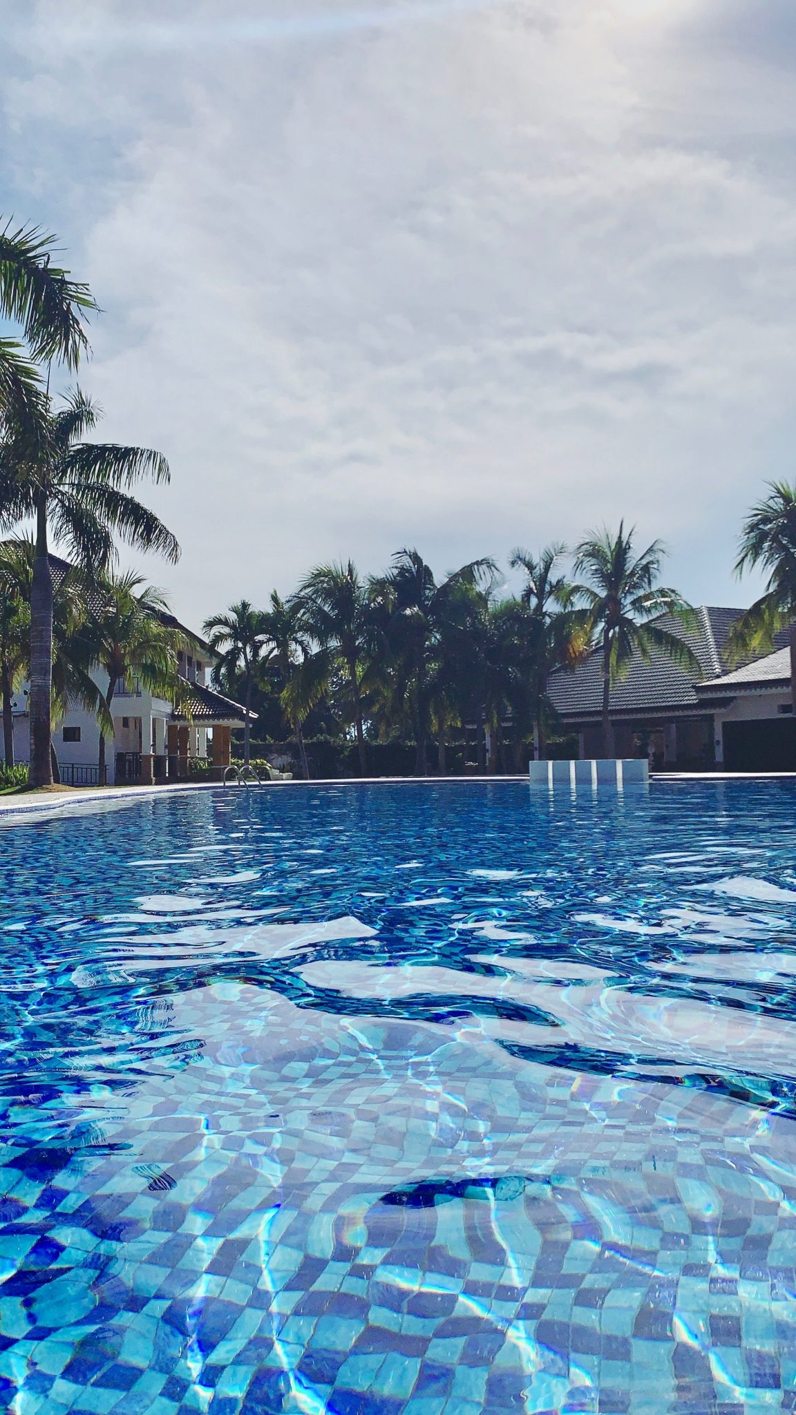 While I wouldn't recommend staying at North Zen Villas during your stay in Bohol, it did have a great pool area!