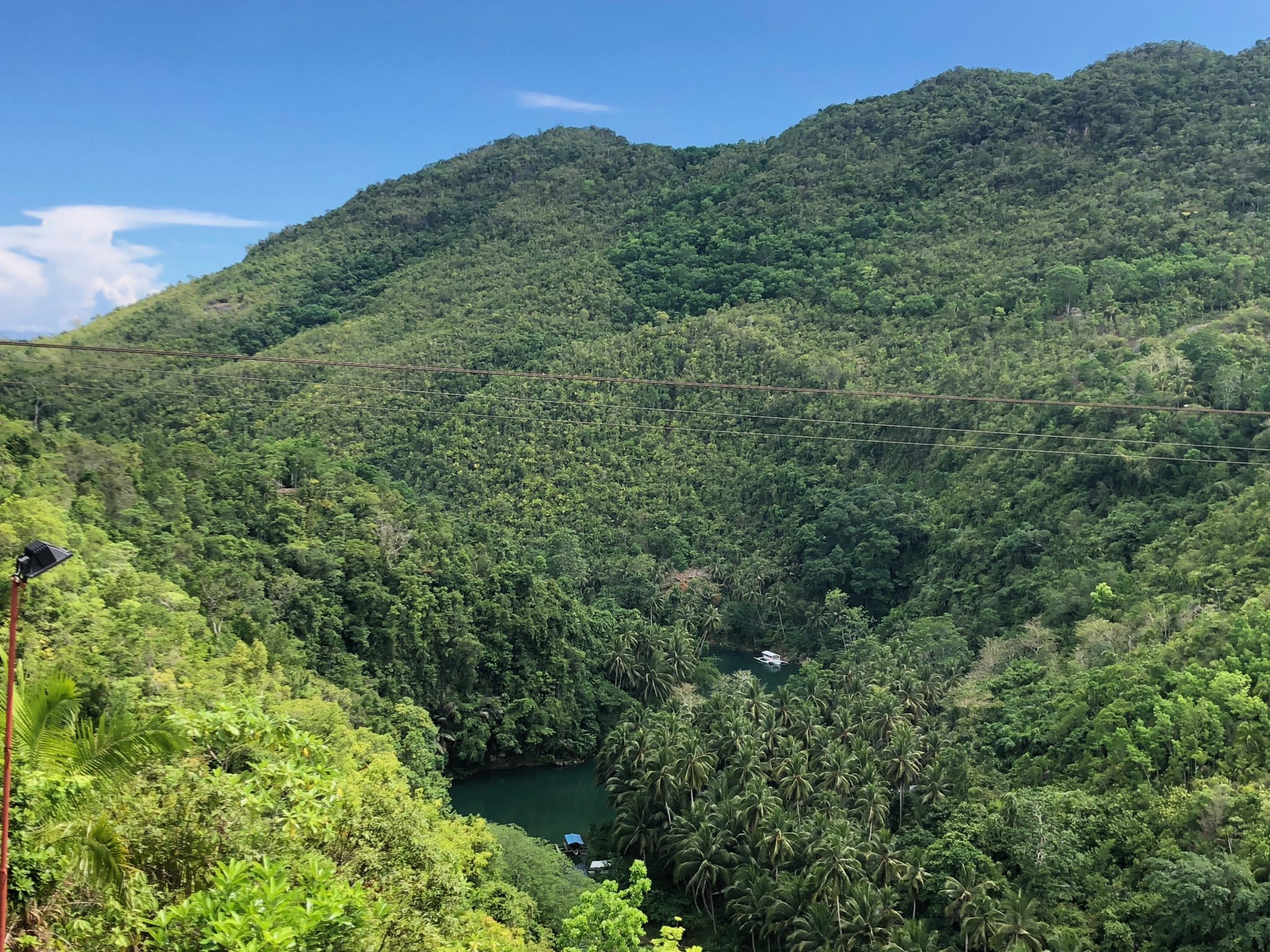 Don't miss ziplining over the Loboc River while visiting Bohol, Philippines.