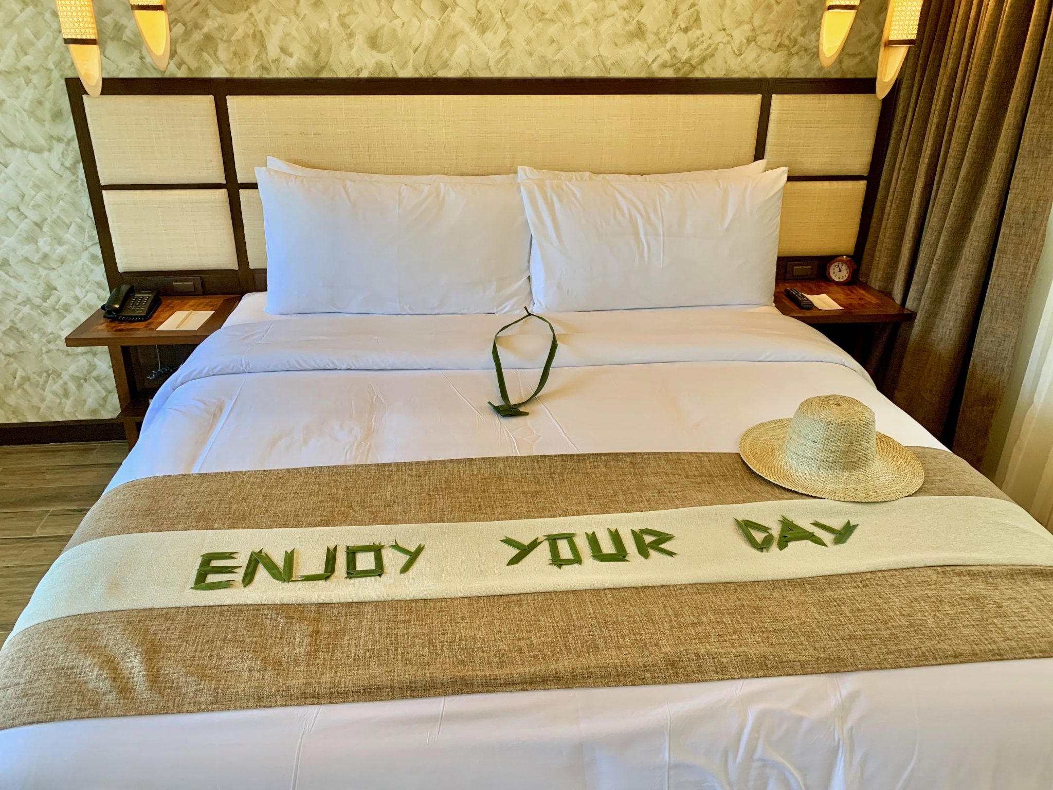 A warm welcome at North Zen Villas in Bohol, Philippines.