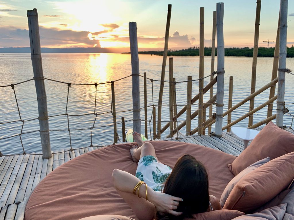 North Zen Villas has one of the most beautiful sunset viewing spots on Bohol island in the Philippines.