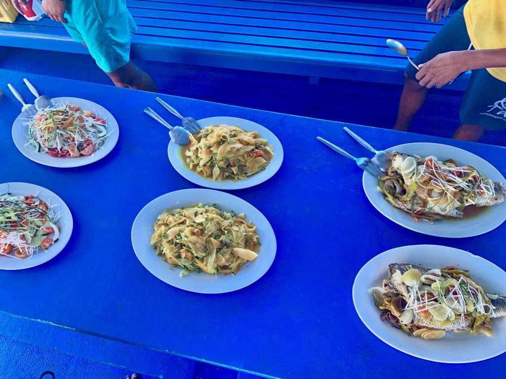 There was plenty of food to go around every day on Tao Expedition.
