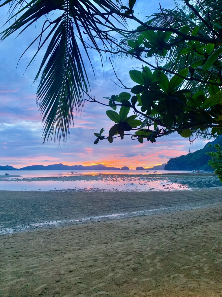 Watching the sunset at Corong Corong Beach in El Nido should be on every Philippines itinerary.