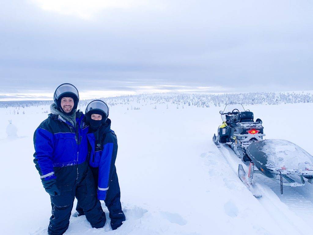 You can take a snowmobile tour for 2 or 4 hours at Northern Lights Village