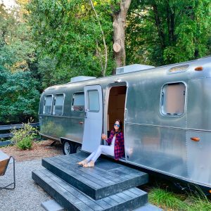Staying in an AirStream at AutoCamp Russian River is an experience even for the less enthusiastic camper.