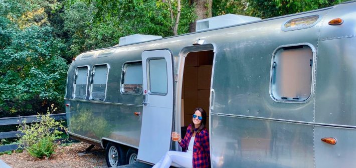 Staying in an AirStream at AutoCamp Russian River is an experience even for the less enthusiastic camper.