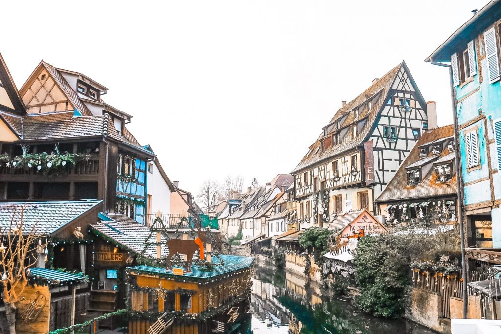 Enjoy mulled wine and hot toddies during Christmastime in Colmar, France.