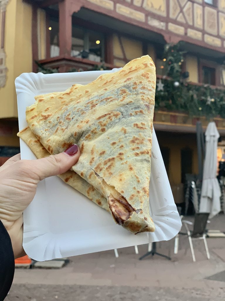 Crepes are a must have snack every day you're in Colmar, France.