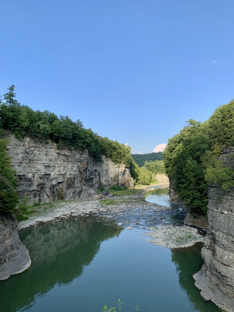 There are 66 miles of hiking trails at New York's Letchworth State Park.